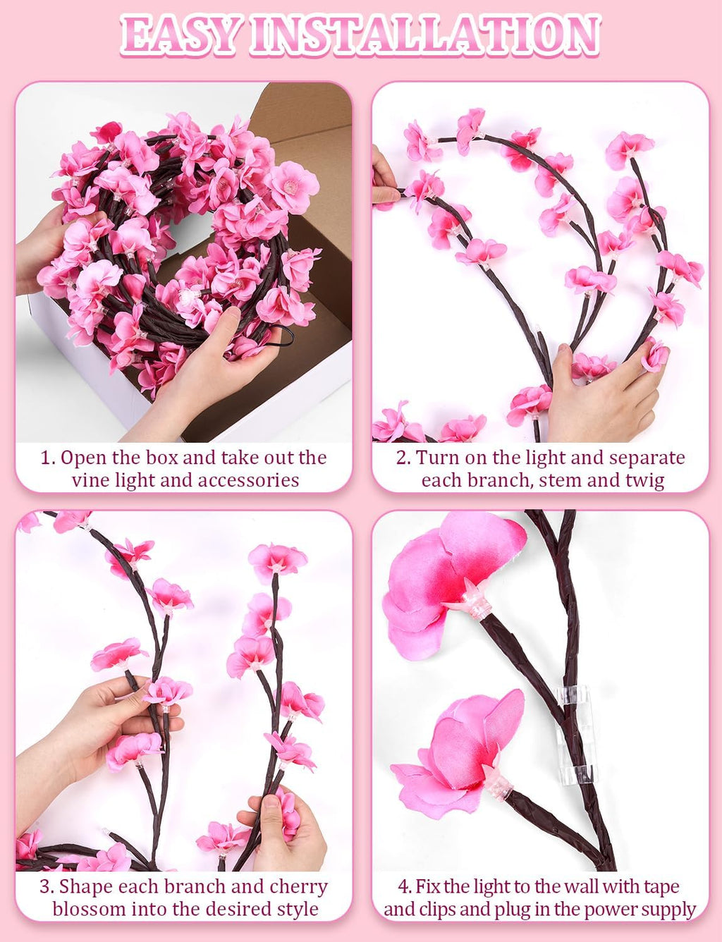 FIALAME Cherry Blossom Lights