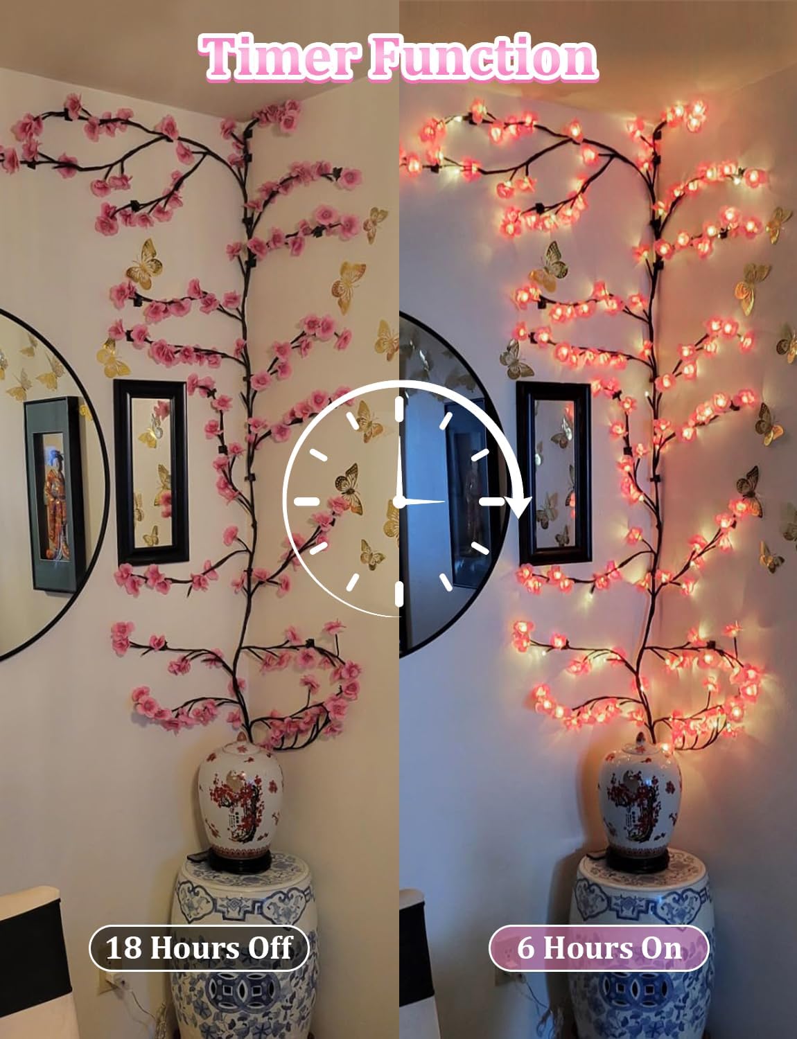 FIALAME Cherry Blossom Lights